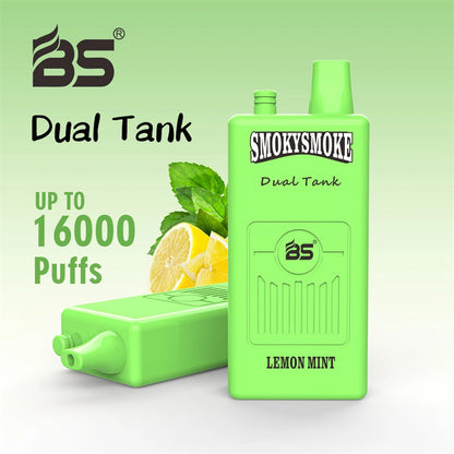 Breze Stiik Bs Smokysmoke 16000 Puffs 650mah Rechargeable Disposable Vape Vaper With Dual Tank 18ml