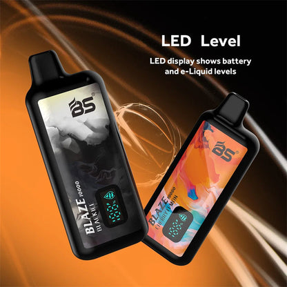BS Smart Display Screen 1.0 Ohm Mesh Coil 12ml E Liquid Vaporizer Cigarette 10000 Puffs Electronic Cigarette Nic 2% 3% 5%