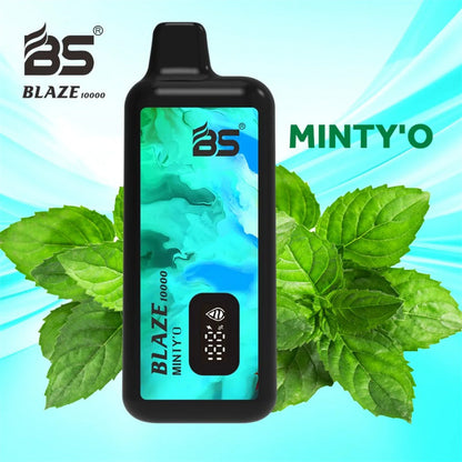 BS Smart Display Screen 1.0 Ohm Mesh Coil 12ml E Liquid Vaporizer Cigarette 10000 Puffs Electronic Cigarette Nic 2% 3% 5%