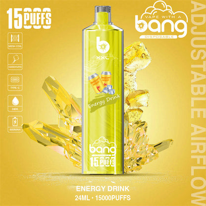 Mini Vape Pen Bang King 15000 Puff Shisha Digital Screen Vape Liquid Crystal Bar 15000 Puffs Al Fahker Shisha-600mAh Battery, 15ml E-liquid, Multiple Nicotine 20 Flavors