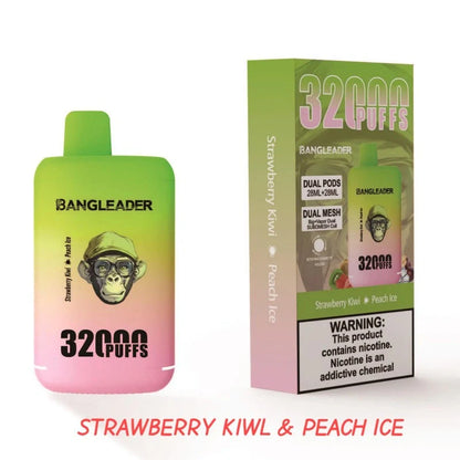 BANGLEADER 32000 PUFFS DUAL FLAVORS Vape Good Sale Discount Price-650mAh Battery, 28ml E-liquid, Multiple Nicotine 12 Flavors