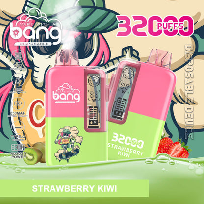 Bang 32000 PUFF Disposable Vape In Sales-850mAh Battery, 36ml E-liquid, Multiple Nicotine 12 Flavors