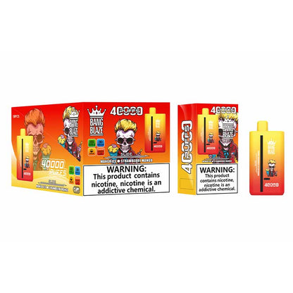 Bang Blaze 40000 Dual Flavors Disposable Vape - 40ml E-Liquid, 650mAh Battery 12 Flavors
