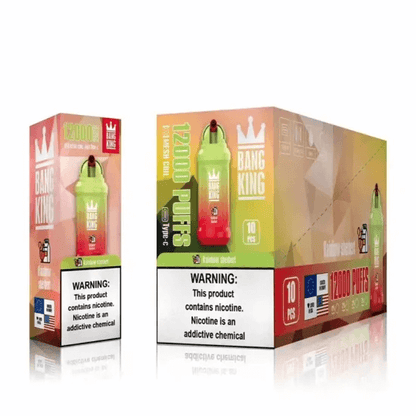 Bang King 12000 Puffs Disposable Vape(0% to 5% Nicotine)- 23ml E-Liquid, 850mAh Battery 20 Flavors