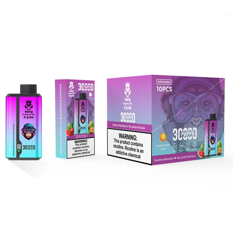 Bang Kingdoms Rex 30000 Puffs Disposable Vape | 0%-5% Nicotine  - 36ml E-Liquid, 650mAh Battery