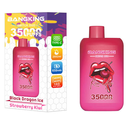 Bang King 35000 Puffs Disposable Vape - 36ml E-Liquid, 650mAh Battery Summer 12 Flavors