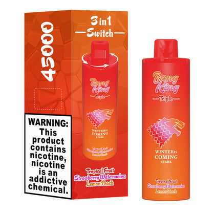 Bang King Triple 45000 Puffs Disposable Vape - 3*15ml E-Liquid, 650mAh Battery 12 Flavors