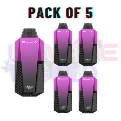 Blueberry Raspberry Elux CyberOver 6000 Puff 6K Pod Vape Kit