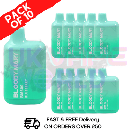 Blueberry - Bloody Mary 600Puff Box of 10