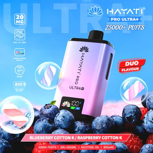 Hayati Pro Ultra Plus 25000 Puffs Disposable Vape (Box of 10)