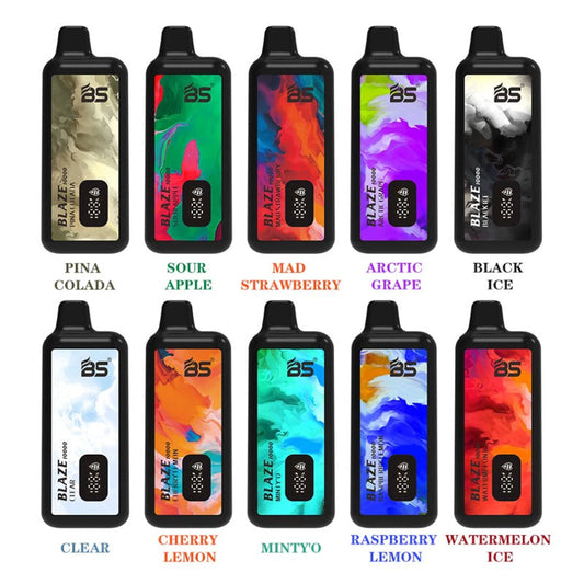 Breze Stiik Blaze Bs 10000 Puffs Disposable E Cigarette Vaper Vape Rechargeable 18ml Puff 10k Ecig