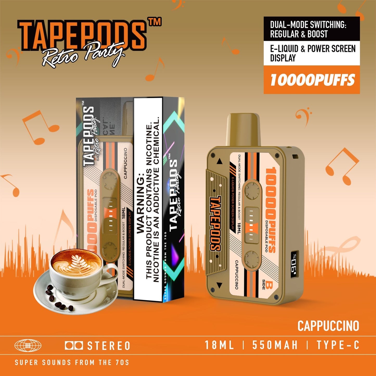 TAPEPODS VAPMOD QD114 10000Puffs Disposable Vape Wholesale