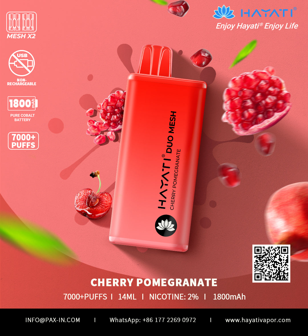 Hayati Duo Mesh 7000 Puffs Disposable Vape