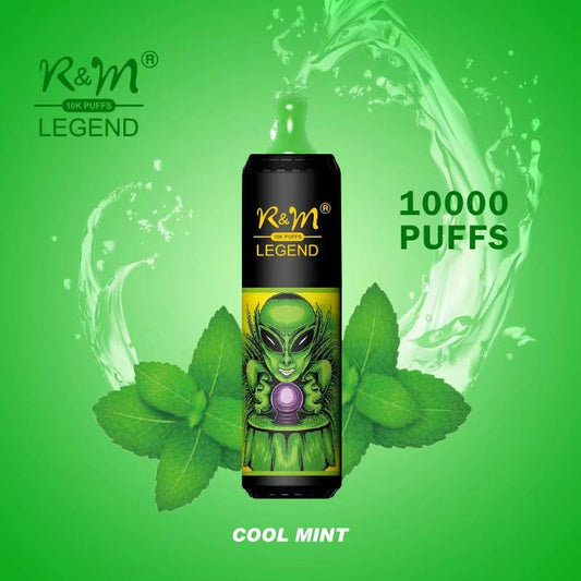 R&M 10000 puffs  10K  Fruit Flavor Portable Stylish High-quality E-lectronic c igarette Vape E-liquid V aporizer Pod system Include Nicotine 19 flavors
