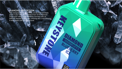 KEYSTONE DIAMOND 10000 Puffs Disposable Vape Wholesale-650mAh battery, 18ml E-liquid, Multiple Nicotine 10 Flavors