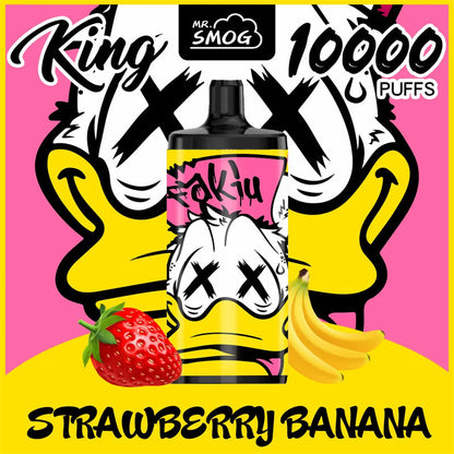 10000 Puffs Disposable Vape - Dual Mesh Coil, 20ml, 10 Flavors