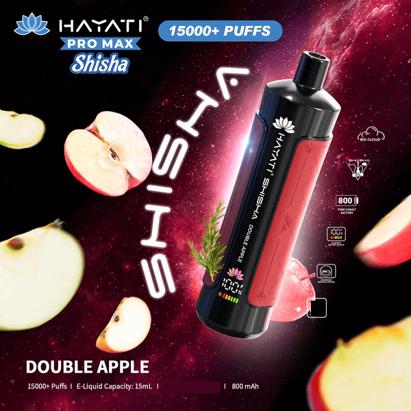 Hayati Shisha 15000 Puffs Disposable Vape (Box of 10)