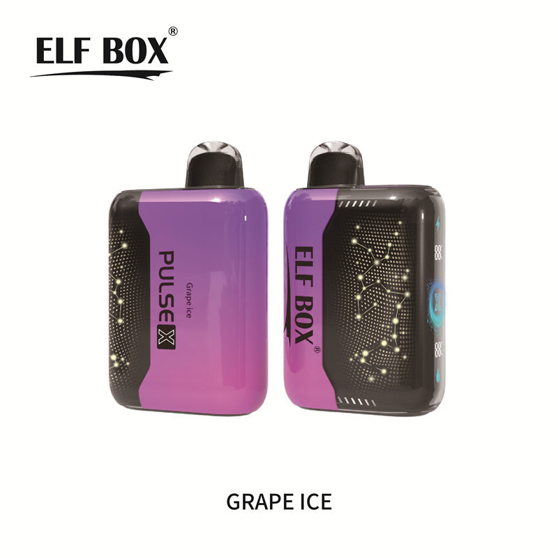 Elf Box 25000 Puffs 25k Puff Digital Screen Disposable Vapes Dual Mesh Coil Electronic Cigarette Vape