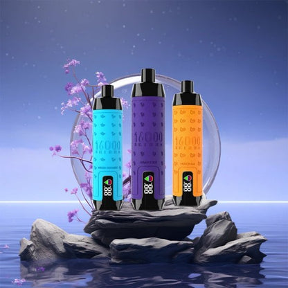 Elf Box Shisha 16000 Puff 16k Bar E Cigarette Disposable Vape With Pen Hookah Led Display Wholesale