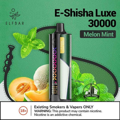 ELFBAR E-Shisha Luxe 30000 Puffs 20MG Disposable Vape Description 2%Nicotine