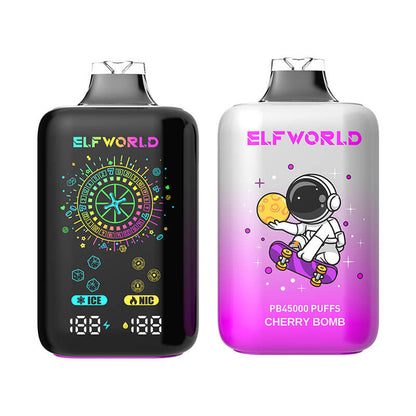 ELFWORLD PB45000 | 45K Puffs | 28ml E-Liquid | Adjustable Nic/Ice
