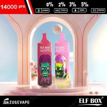 ELF Box Rgb 14000 Puffs Pro Wholesale Vape 25ml  600mah 11 Flavors