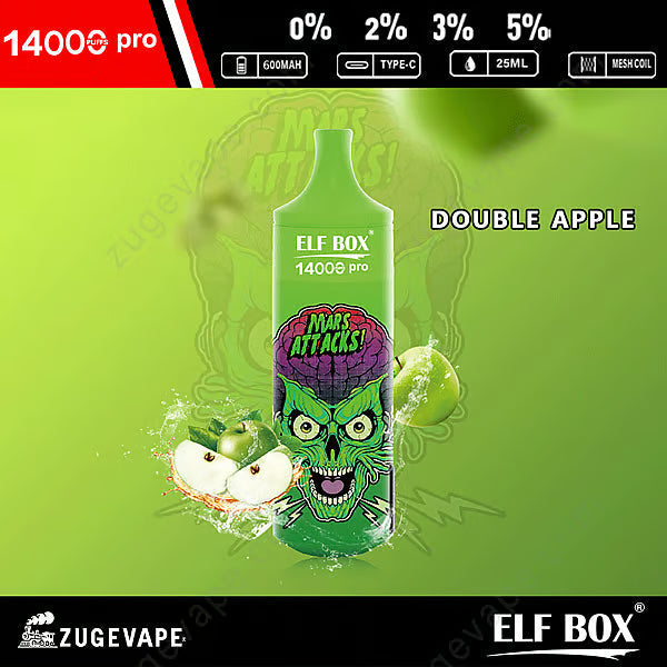 ELF Box Rgb 14000 Puffs Pro Wholesale Vape 25ml  600mah 11 Flavors