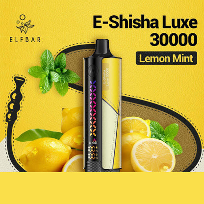 ELFBAR E-Shisha Luxe 30000 Puffs 20MG Disposable Vape Description 2%Nicotine