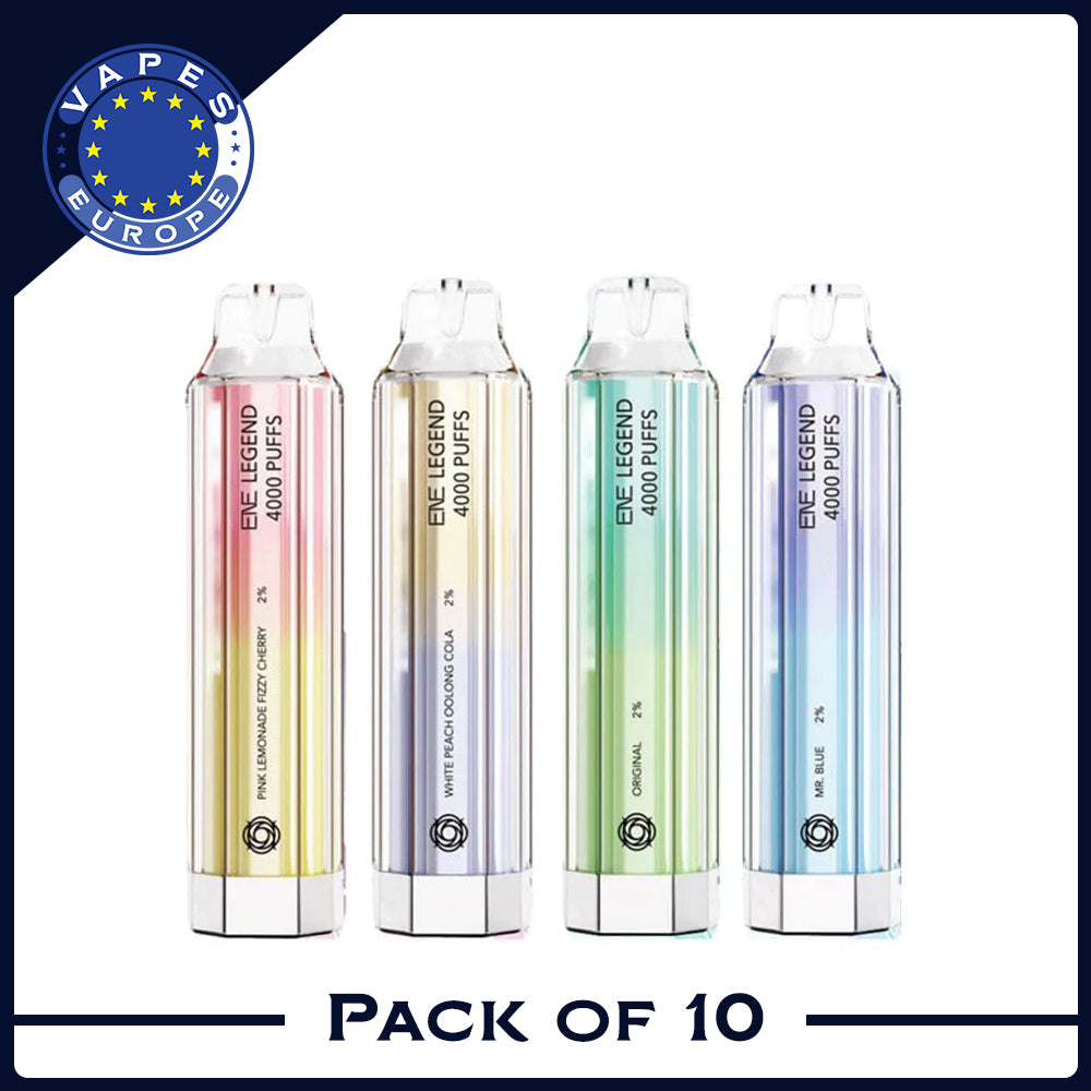 Elux ENE Legend 4000 Puffs Disposable Vape Box of 10