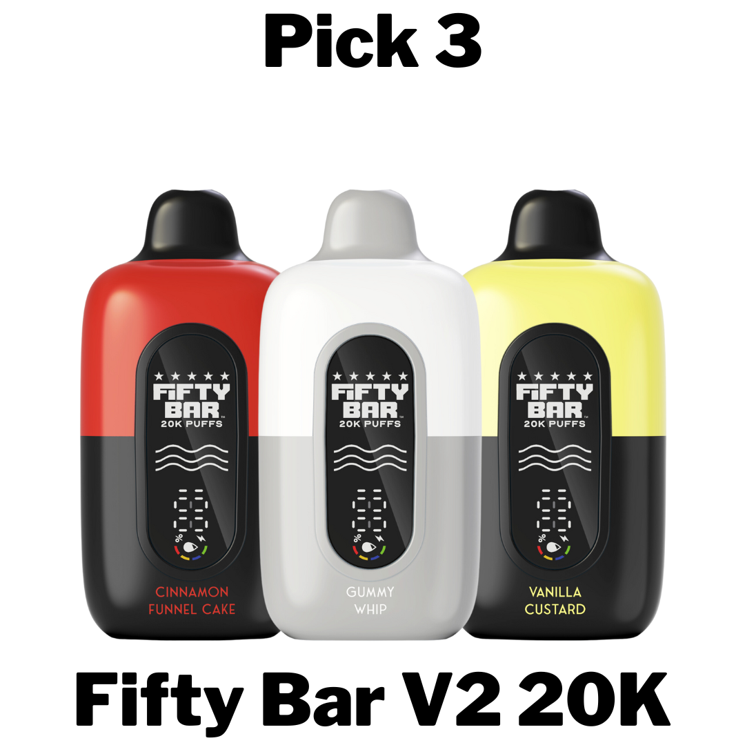 Fifty Bar V2 20K Disposable Vape Pick 3