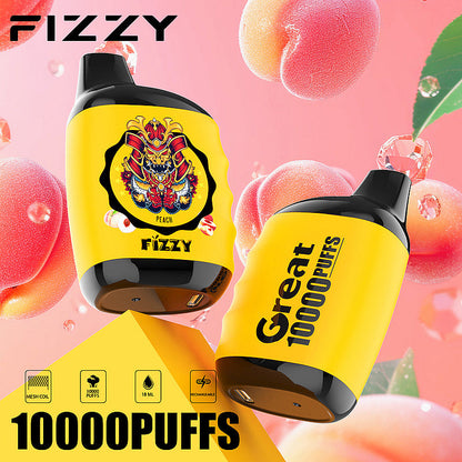 FIZZY Great – Compact 10K Puffs Disposable Vape | Mesh Coil & 18ML E-Liquid