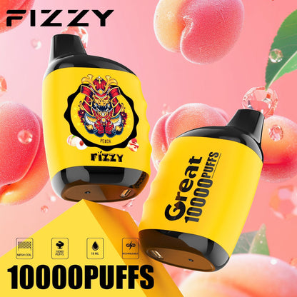FIZZY Great – Compact 10K Puffs Disposable Vape | Mesh Coil & 18ML E-Liquid