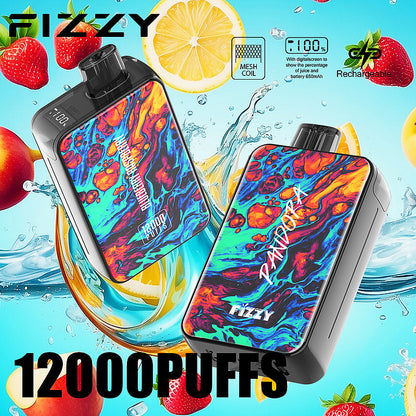 Fizzy Pandora – 12000 Puffs Disposable Vape | Fluid Art Marble | 20ML E-Liquid, Mesh Coil, 650mAh