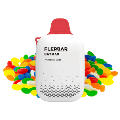 Pack of 5 FLERBAR BAYMAX 3500 DISPOSABLE POD DEVICE 0MG nic with Best New flavours