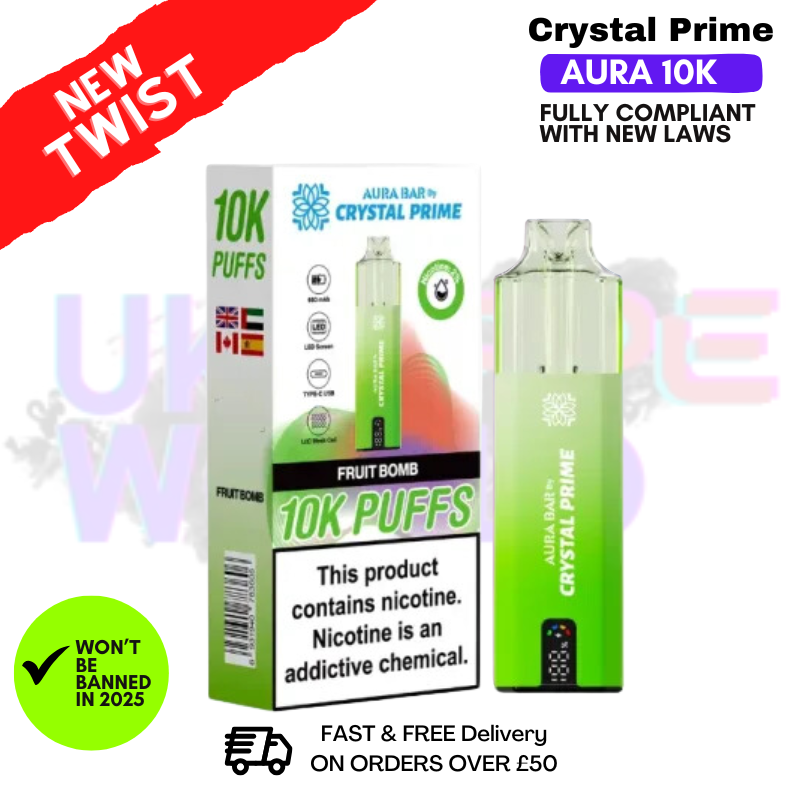 Fruit Bomb Crystal Prime 10K Puff Pod Kit