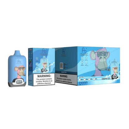 RAndM Digital Box 12000 Puffs Disposable Vape Box Of 10