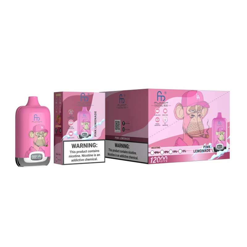 RAndM Digital Box 12000 Puffs Disposable Vape Box Of 10