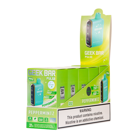 StoneMintz Geek Bar Pulse   50mg Nicotine 16ml E-liquid 650mAh  Battery