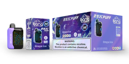 Bang starry 25000 puffs Disposable Vape  850mah 16 Flavors