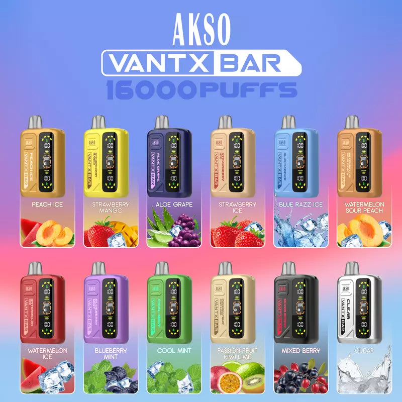 HCigar AKSO VANTX 16000 Puffs Disposable Vape Wholesale