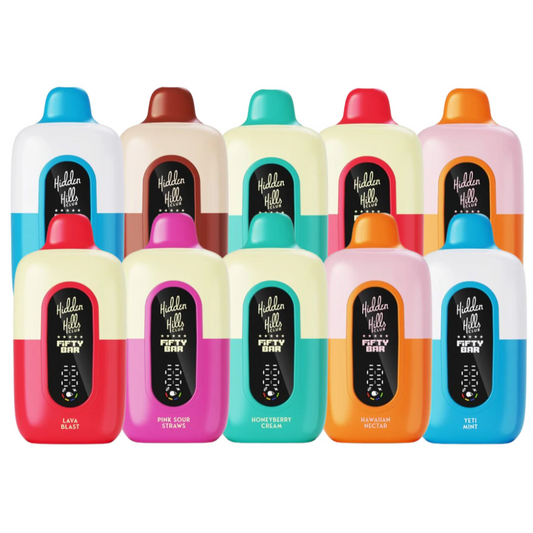 Hidden Hills x Fifty Bar 20k Disposable Vape Pick 10