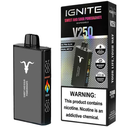 IGNITE V250 – 25K Puffs Disposable Vape | 5% Nicotine