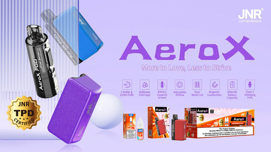 JNR Aero X 32000 Puffs Pod – Vapes Europe 10 Flavors