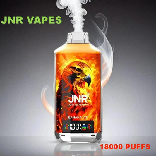 JNR Falcon-X 18000 PUFFS Factory Price Discount Sale-950mAh Battery, 24ml E-liquid, Multiple Nicotine 29 Flavors