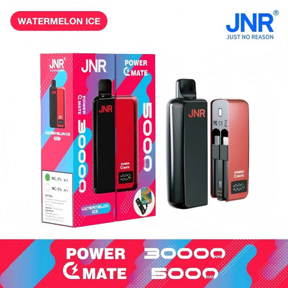 JNR Power Mate 30000 puff Best Price Discount Sale-5000mAh Battery, 19ml E-liquid, Multiple Nicotine 9 Flavors