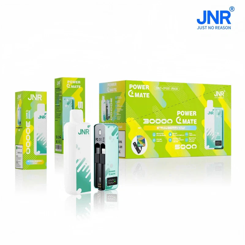 JNR Power Mate 30000 puff Best Price Discount Sale-5000mAh Battery, 19ml E-liquid, Multiple Nicotine 9 Flavors