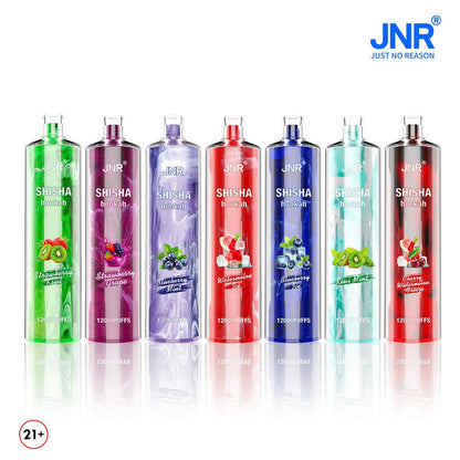 JNR Shisha Hookah 12000 Puffs Disposable vape 24ml 750mAh 16 flavors