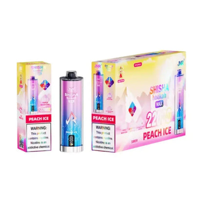 JNR Shisha Hookah Max 22000 Puffs Disposable Vape-850mAh Battery, 40ml E-liquid, Multiple Nicotine 12 Flavors