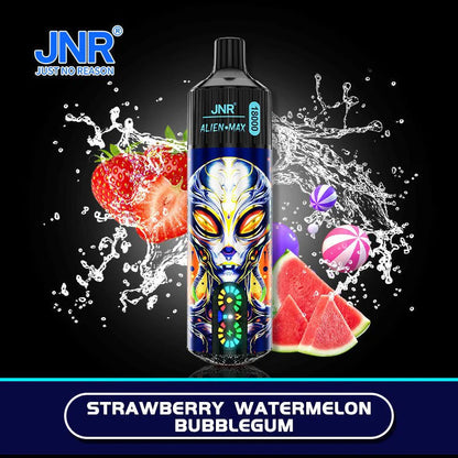 JNR ALIEN MAX 18000 Puffs Disposable E Cigarette Rechargeable Vape -850mAh Battery, 28ml E-liquid, Multiple Nicotine 22 Flavors