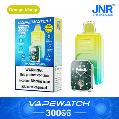 JNR Vape Watch 30000 Puffs Disposable Vape （2%3%5%Nicotine）19ML 850mAh 10 Flavors Available In Sales
